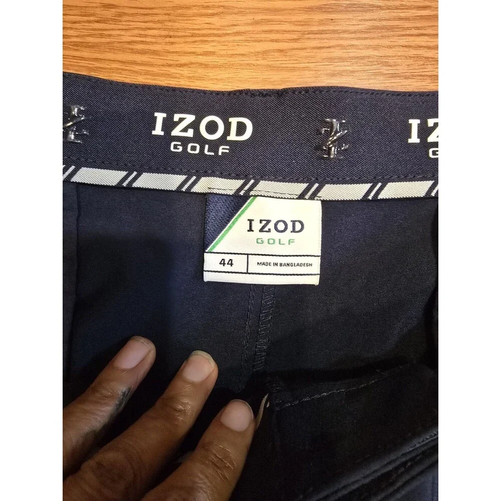Izod Mens Navy Blue Golf Multi Pocket Cargo Shorts Big & Tall Size 44 (14065)